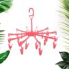 Foldable Clothes Drying Rack – 16 Clip Hanger for Delicates | Mini Bubbles
